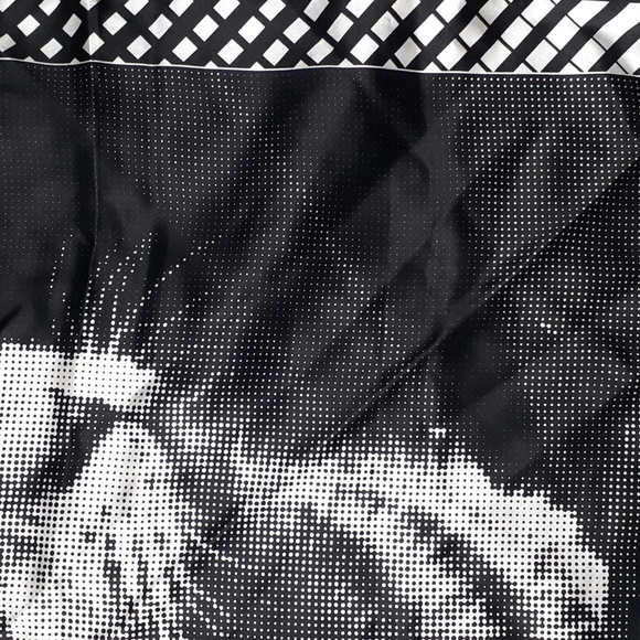 DOLCE & GABBANA Large Scarf Cat Black Vintage - Picture 4 of 5